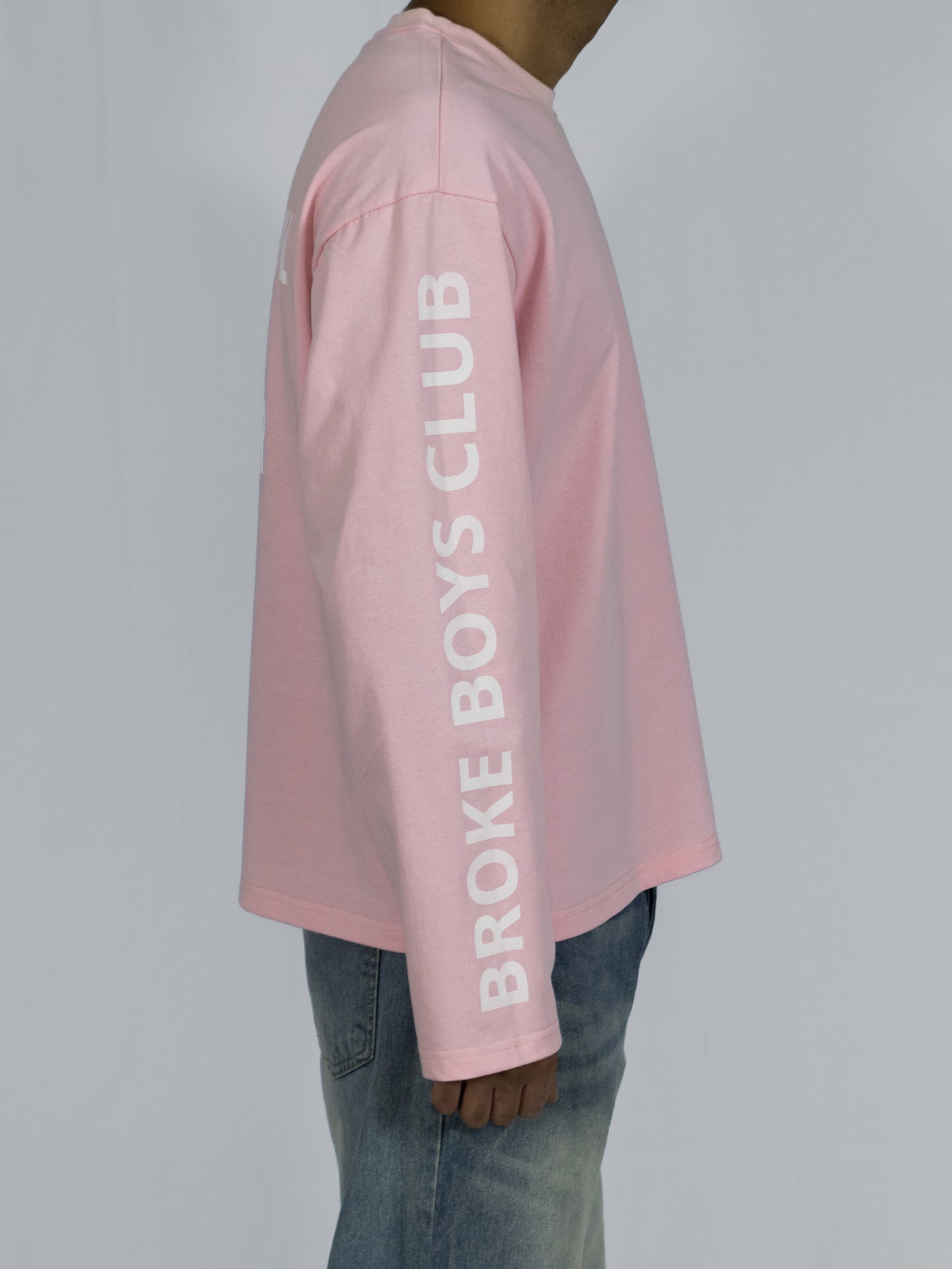 Broke Boys Club Oversized Longsleeve roze