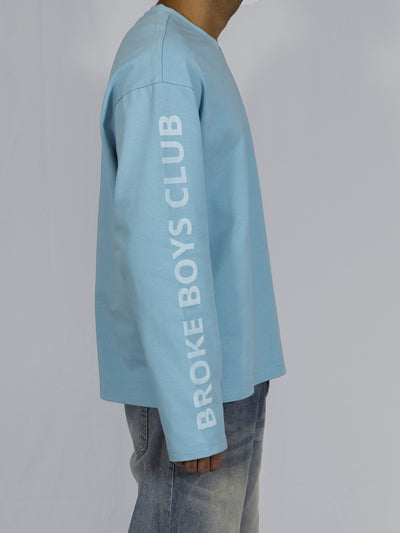 Broke Boys Club Oversized Longsleeve blauw