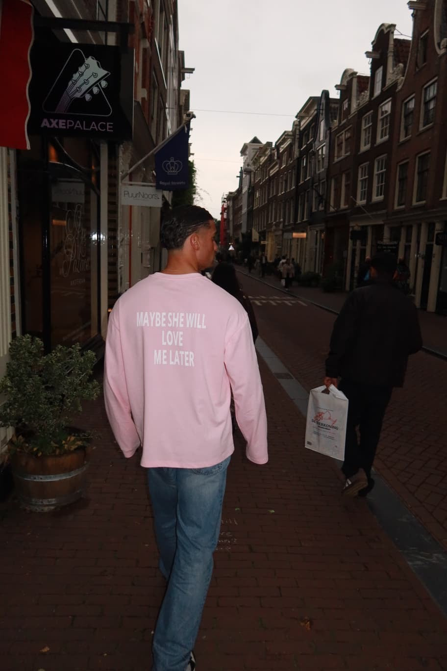 Broke Boys Club Oversized Longsleeve roze