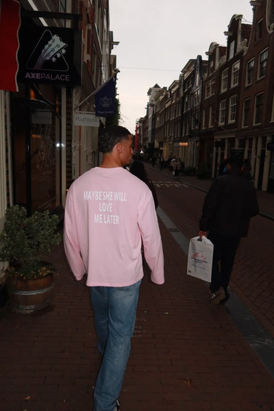 Broke Boys Club Oversized Longsleeve roze