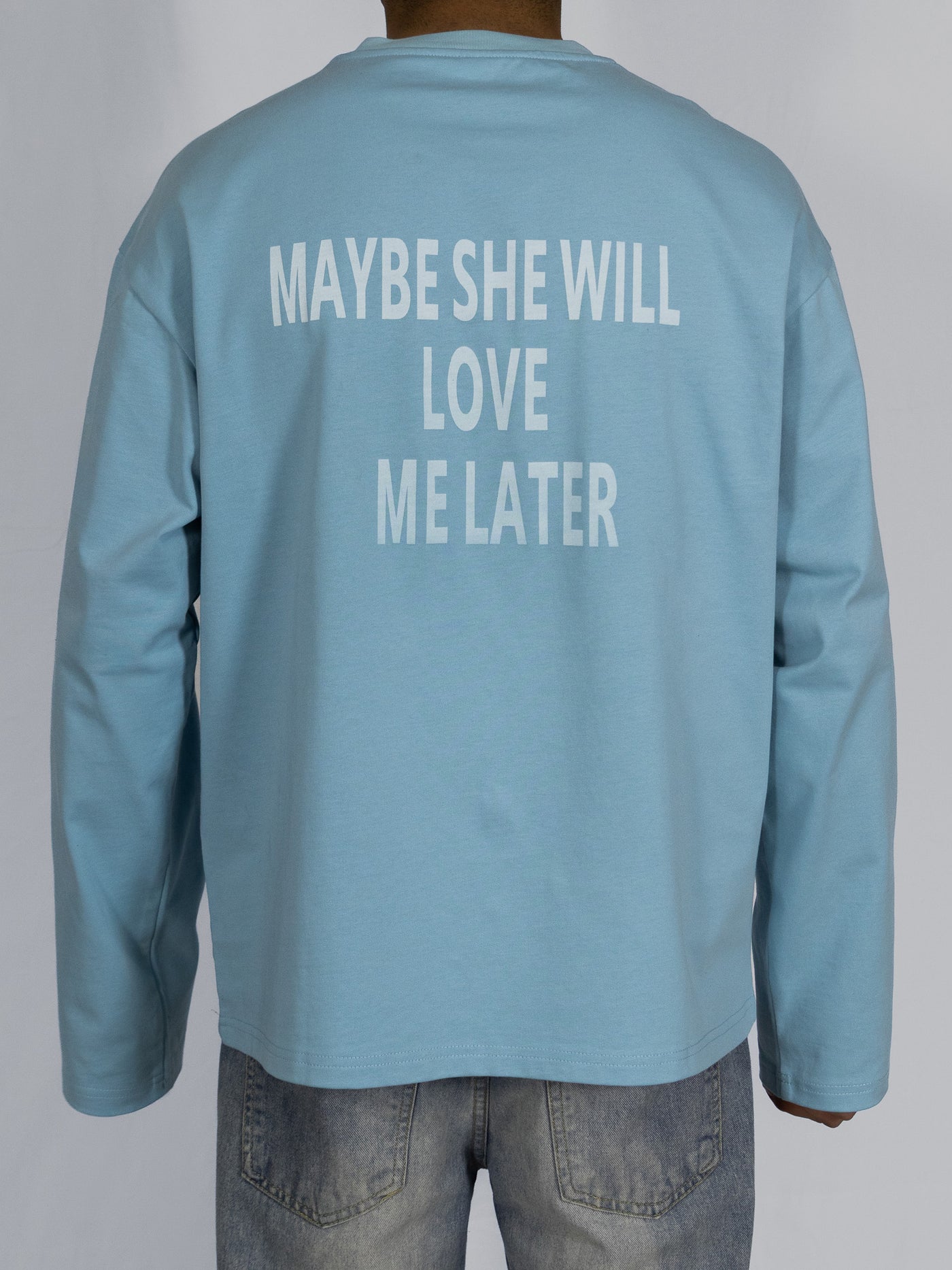 Broke Boys Club Oversized Longsleeve blauw