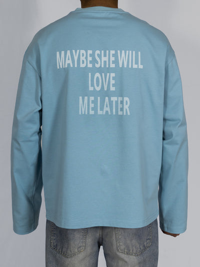 Broke Boys Club Oversized Longsleeve blauw