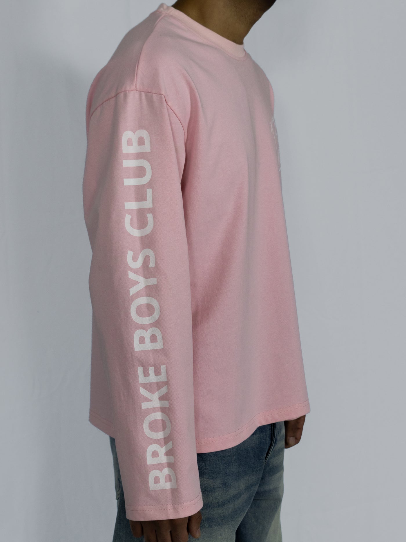 Broke Boys Club Oversized Longsleeve roze