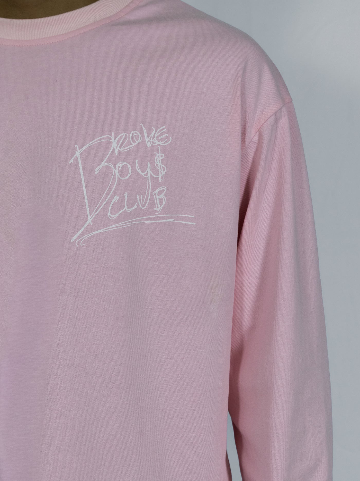 Broke Boys Club Oversized Longsleeve roze