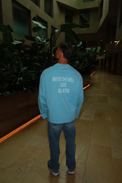 Broke Boys Club Oversized Longsleeve blauw