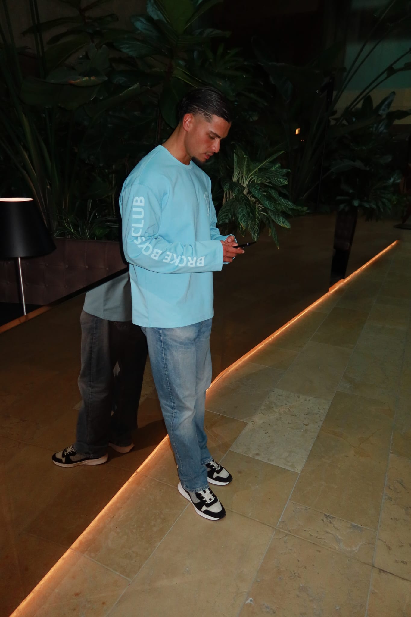 Broke Boys Club Oversized Longsleeve blauw