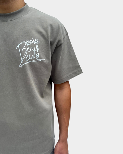 Broke Boys Club oversized T-shirt  kaki groen