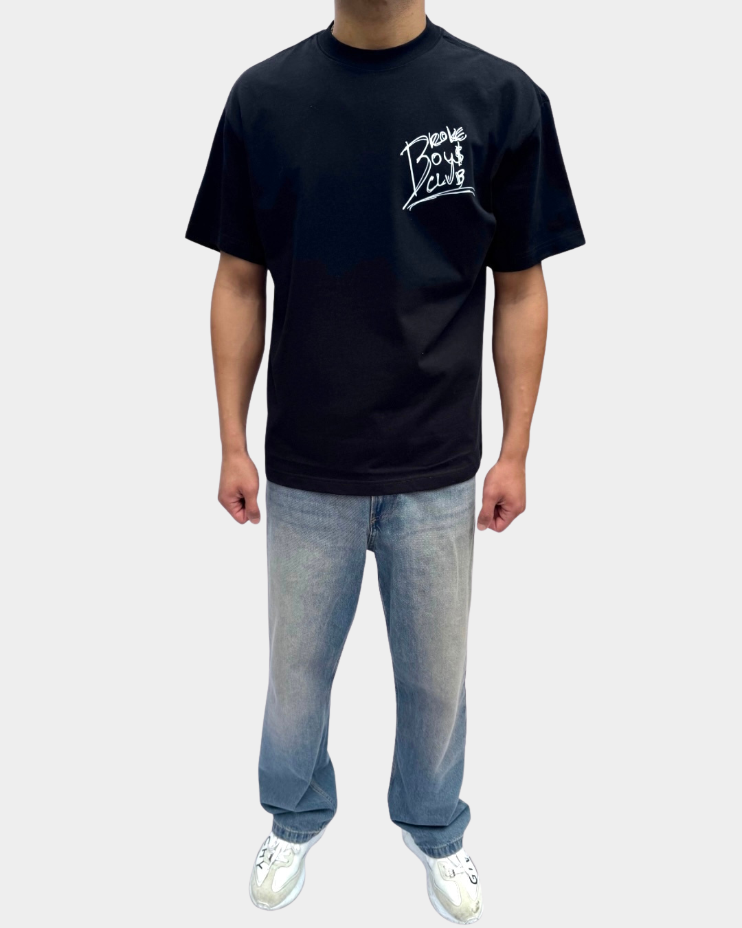 Broke Boys Club oversized T-shirt zwart