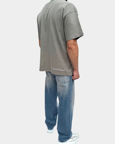 Broke Boys Club oversized T-shirt  kaki groen